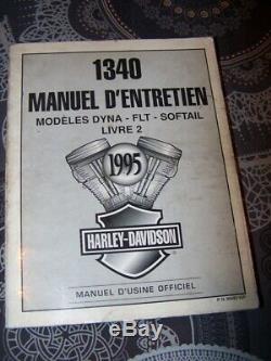 09 Official Manual Maintenance Workshop Harley Davidson Flt 1340 Dyna Softail 1995