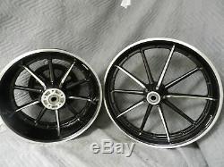 11 And Newest Harley Fxsb Softail Breakout Wheels Pair Front & Rear
