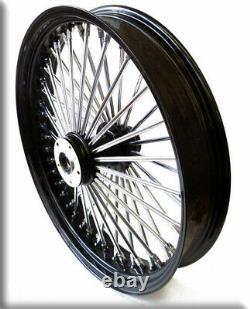 18x3.5 Big King Fat Spoke Black Rim Before 1x Bridle Rolling 1 Harley Davidson