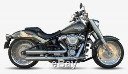 2 Silent Ironhead Harley-davidson Hc1-3s Satine Softail Fat Boy 2019
