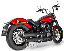 2 Silent Remus Custom Harley-davidson Softail Milwaukee Street Bob (fxbb)