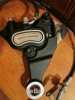 2015-19 Harley Davidson Softail Rear Caliper Brake Fluid Line Installation &