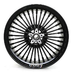 21 18 Wheel Rim Pr Harley Touring Bagger 84-08 Soft Garlic Fatboy Deluxe Flst 00-14