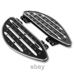 2x Aluminum Footstools For Harley Davidson Touring And Softail 1986-2021 Cr