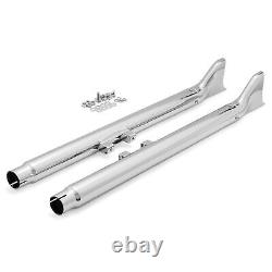 33 Fishtail Double Exhaust Slip-On Mufflers for Harley Softail 2007-2017