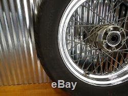 97-99 Harley Dyna Fxd Sportster XL Softail Rear Wheel 16 Wheel With Tire