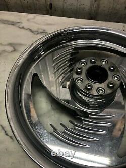 97 Harley Flstc Legacy Softail Classic Wheel Front Wheel Chrome Aftersales