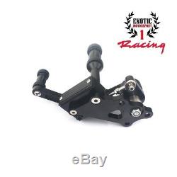 Aluminum Billet Forward Controls Harley Fatboy Softail 2000-2017 Black