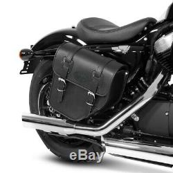 Bags Cavalières P. Harley Softail Slim Fls / Flsl / Texas Street Bob Black