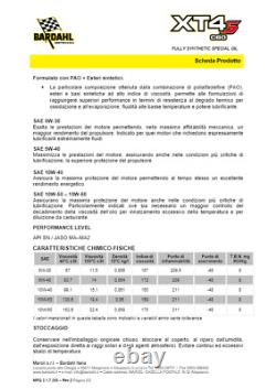 Bardahl XT4S 10W50 Oil Maintenance for Harley Davidson FXSTC Softail Custom