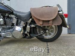 Basic Brown Bags Hd Harley Davidson Softail Heritage Classic Deluxe Braun