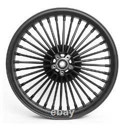 Big Spoke Front Rim 3.5x16 For Harley Softail Custom / Deluxe Black