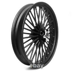 Big Spoke Front Rim 3.5x16 For Harley Softail Custom / Deluxe Black