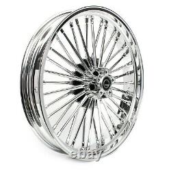 Big Spoke Front Rim 3.5x21 For Harley Heritage Softail Classic / 114 Chrome