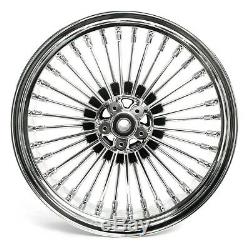 Big Spoke Wheel 3.5x16 Rear For Harley Softail Custom / Deluxe Chrome