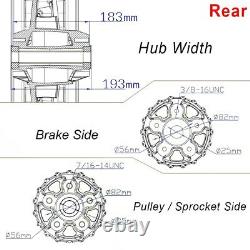 Big Spoke Wheels Set 21x2,5-18x5,5 For Harley Softail Deuce / Slim Cr