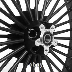 Big Wheel Spoke Before 3.5x18 For Harley Softail Glide Sport / Springer Black