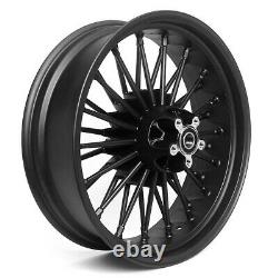 Big Wheels Spoke Set 21x2,5-18x5,5 Softail Harley Street Bob Black