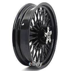 Black 16x3,5 16x5,5 Wheels Wheels For Harley Softail Fatboy 07-20 Dyna Wide Glide