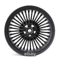 Black 16x3,5 16x5,5 Wheels Wheels For Harley Softail Fatboy 07-20 Dyna Wide Glide