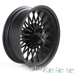 Black 16x3,5 16x5,5 Wheels Wheels For Harley Softail Fatboy 07-20 Dyna Wide Glide