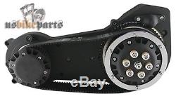 Black 2 Kit Ultima Primary Belt Harley Davidson Softail