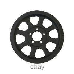 Black 70-Tooth Pulley Cover for Harley-Davidson Softail 00-06