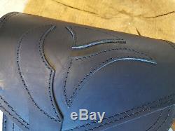 Black Eagle Softail 1981-2019 Harley Davidson Tribel Bag Oscillating Adler Leather