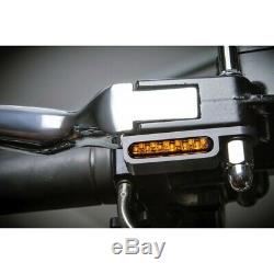 Black Led Blink Custom Harley Davidson Softail 96-14 Motomike 34