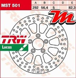 Brake Disc Trw Harley Davidson Flstfb 1690 Softail Fat Boy Special 12