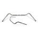 Buffalo 1 1/4 Commode Fatbar Chrome, For Harley Davidson, Softail, Dyna