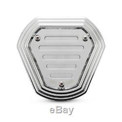 Burly Hex Air Filter, Chrome, For Harley-davidson Softail, Dyna Touring 93-17