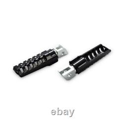 Burly Razorback Foot Pegs, Black, for Harley-Davidson Softail 18-20