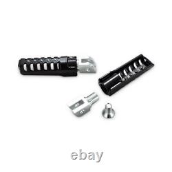 Burly Razorback Foot Pegs, Black, for Harley-Davidson Softail 18-20