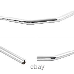 Chrome 1-1/4' Handlebar Suitable for Harley-Davidson Softail Dyna TBW