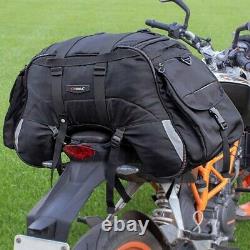 Cl62 Saddle Bag For Harley Davidson Softail Slim / Sport Glide Noir
