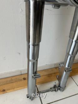 Complete fork with headlight cover for Harley Davidson Softail