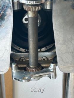 Complete fork with headlight cover for Harley Davidson Softail