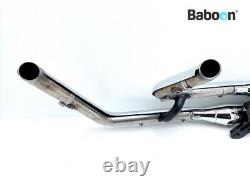 Complete original exhaust system for Harley-Davidson FLFBS Softail Fat Boy