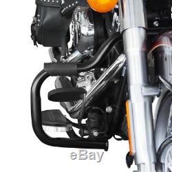 Crankcase For Harley Davidson Softail 2000-2017 Craftride Mustache Black