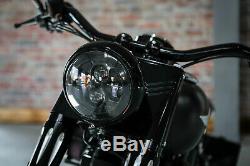 Daymaker Led For Harley Davidson Fat Boy Softail Heritage Deluxe Black