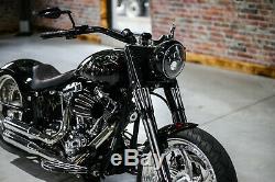 Daymaker Led For Harley Davidson Fat Boy Softail Heritage Deluxe Black