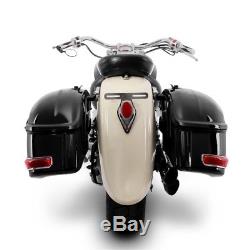 Delaware 33l Rigid Saddlebags For Harley Davidson Softail Blackline, Custom