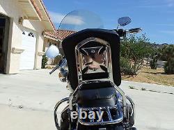 Detachable Sissy Bar / Back With Rack Baggage For Harley Davidson Softail