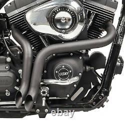 Escape For Harley-davidson Sportster Dyna Softail Touring Drag Pipe Black