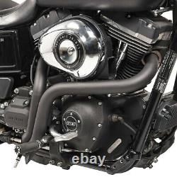 Escape For Harley-davidson Sportster Dyna Softail Touring Drag Pipe Black