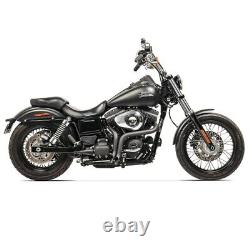 Escape For Harley-davidson Sportster Dyna Softail Touring Drag Pipe Black