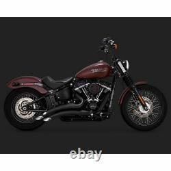 Escapement Vance & Hines Big Radius Black Softail 2018 Up 46077