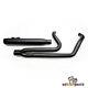 Exhaust Exhaust Pipes Harley-davidson Softail 1985-2016 Black Complete