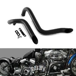 Exhaust For Harley-davidson Sportster Dyna Softail Touring Drag Black Pipe